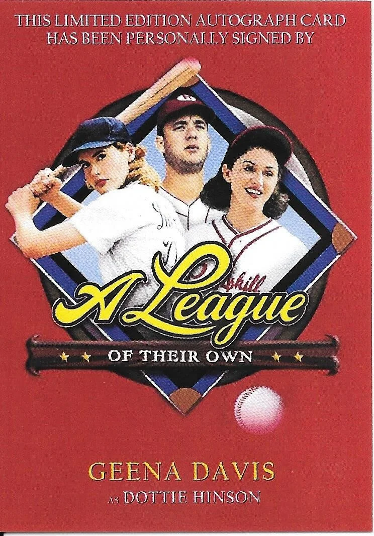 A League of their Own 5 unsigned Custom Cards Geena Davis Lori Petty, изображение 3