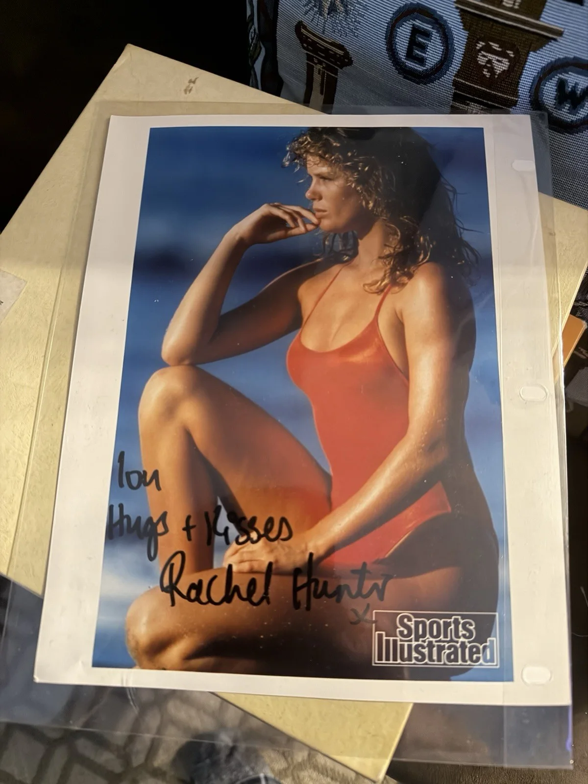 Rachel Hunter — Rachel Hunter Original Signature Autographed 8X10, image 2