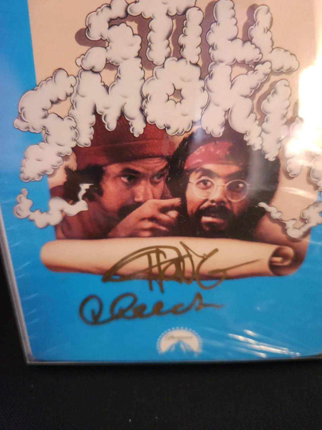 Tommy Chong, Cheech Marin — Cheech And Chong Still Smoking *sealed*VHS Signed JSA In Protector, image 3