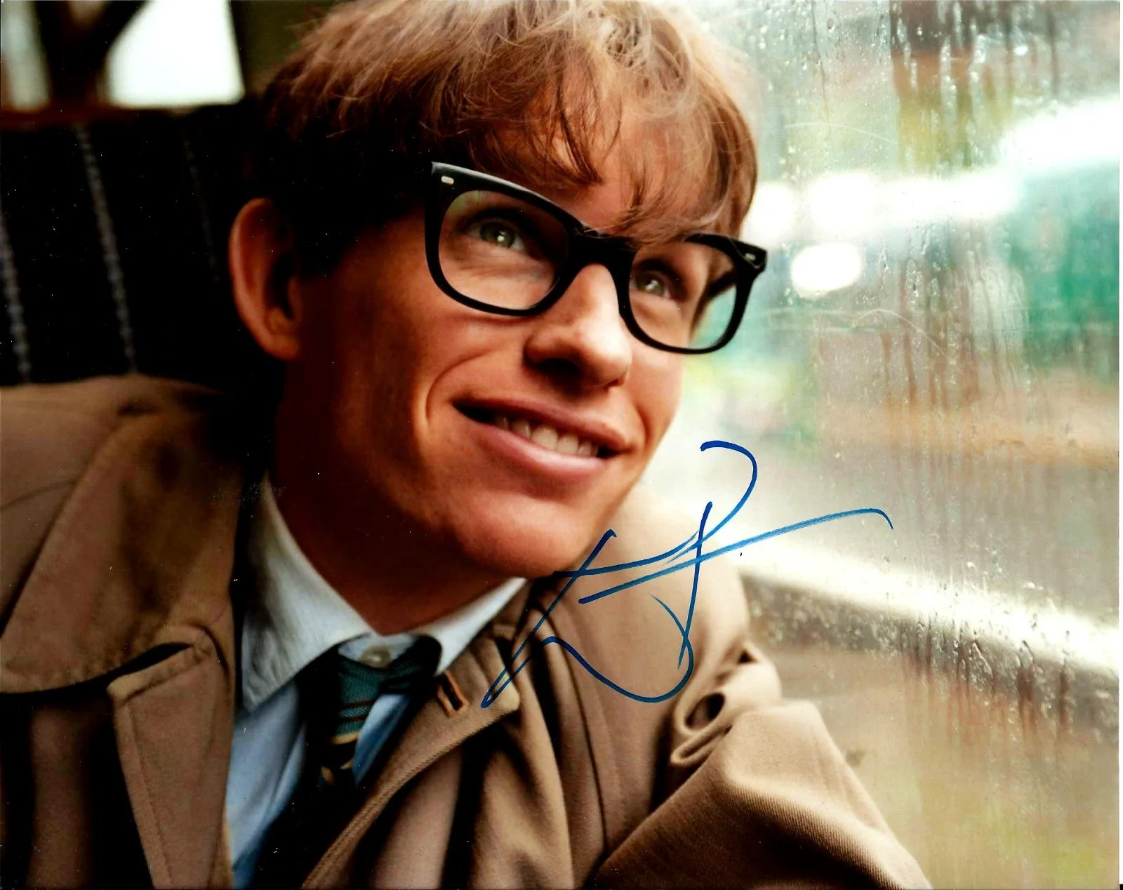 eddie redmayne — Eddie Redmayne signed Theory of Everything 8x10 photo. Proof. Oscar Winner