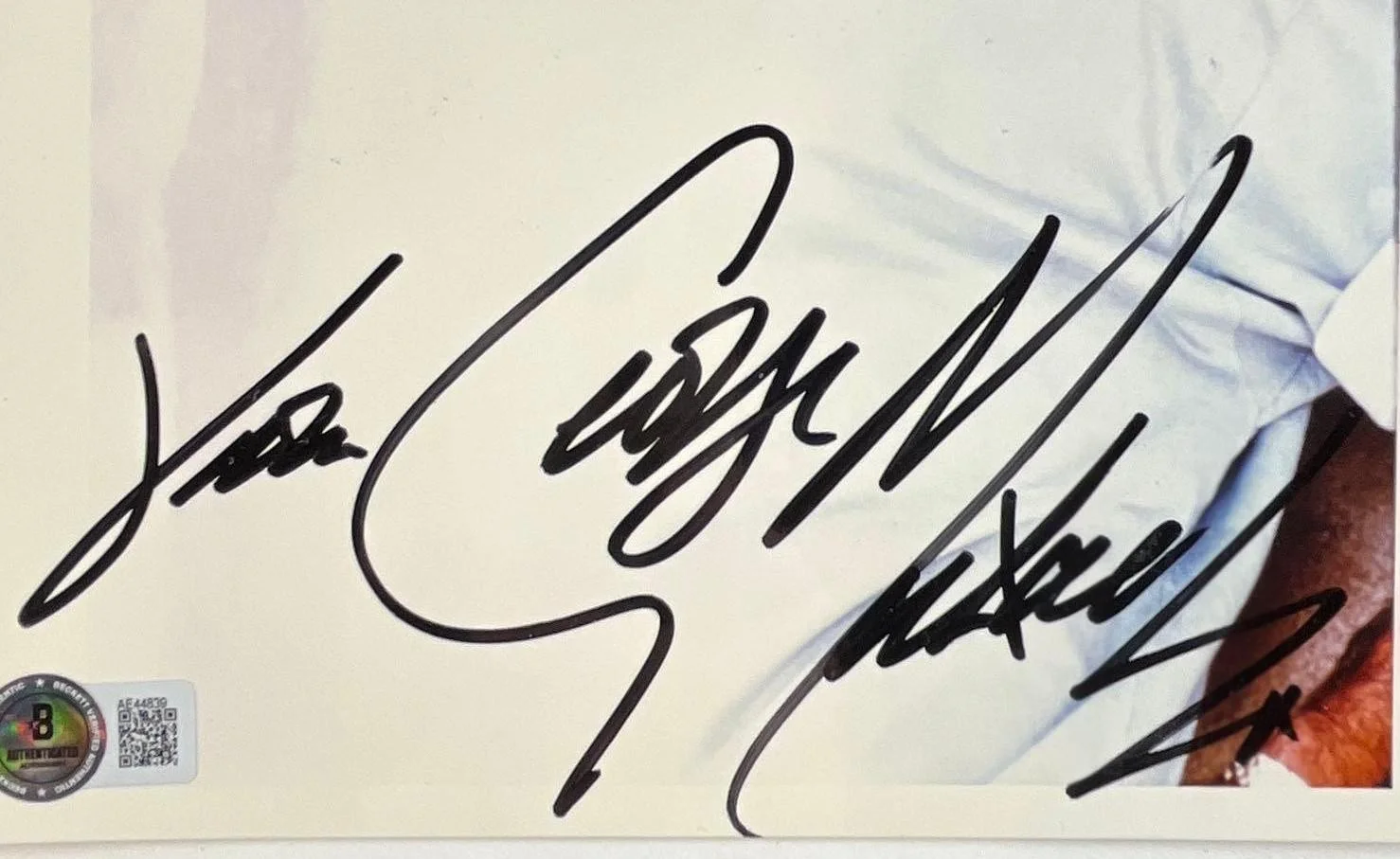 George Michael Signed 10" x 8" Photo (Beckett/BAS Authentication), image 3