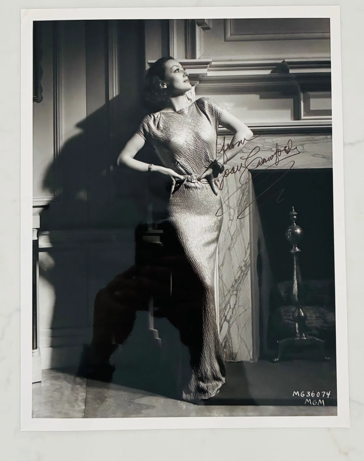 Joan Crawford — Joan Crawford 1932 autographed vintage photo 11x14 DBLWT