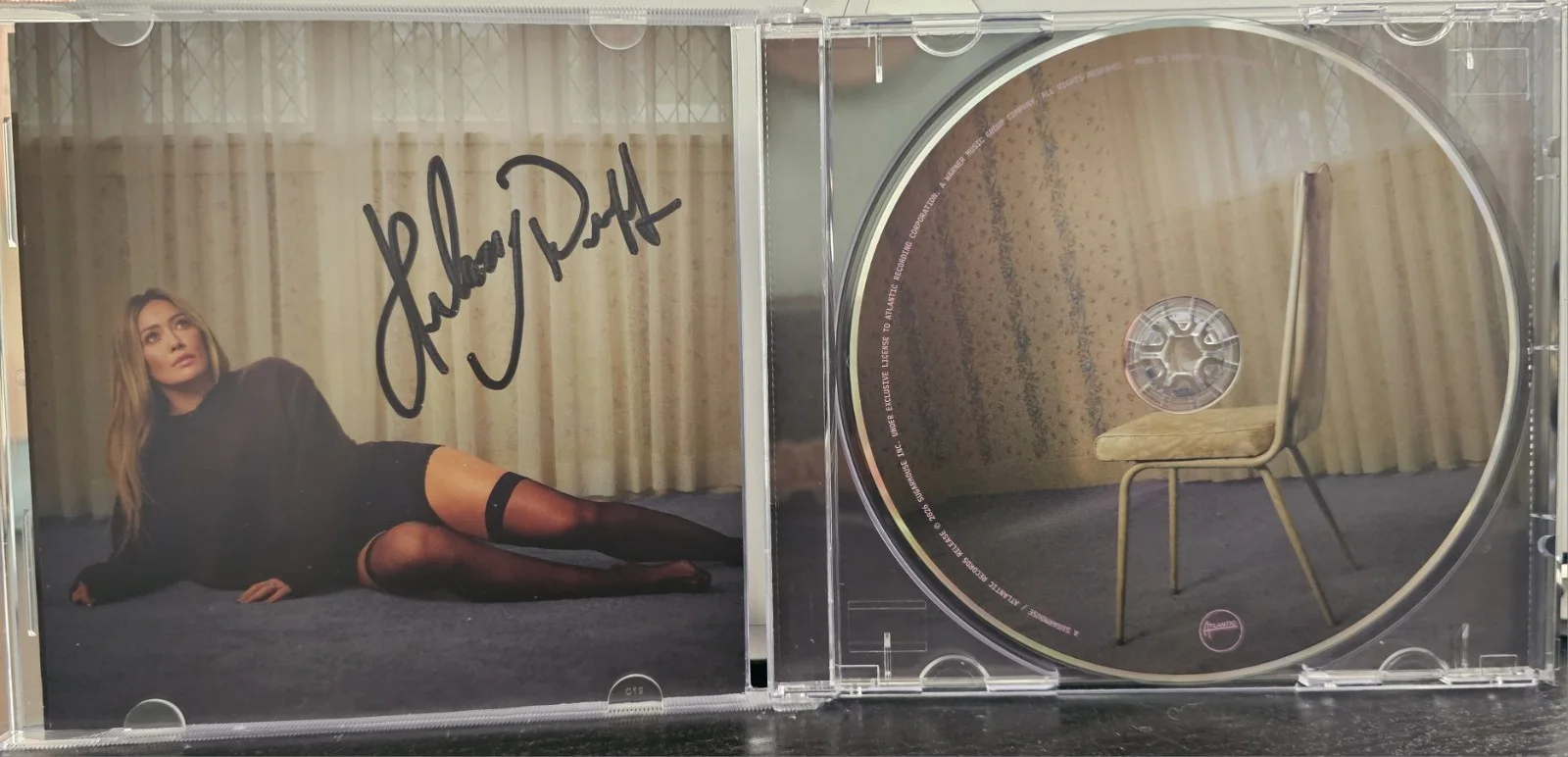 Signed Hilary Duff - Luck Or Something Autographed CD Sealed, image 5
