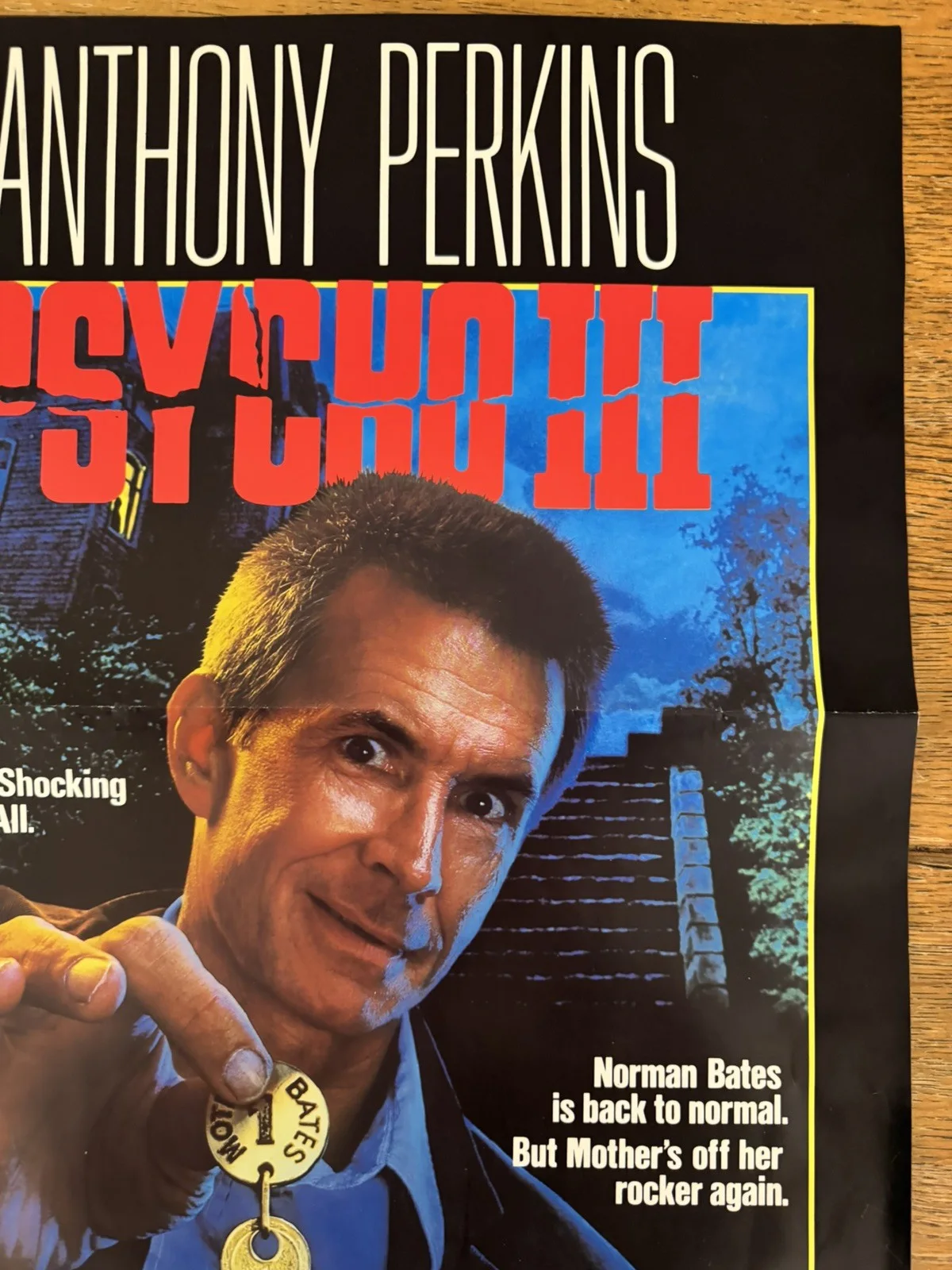 Psycho 3 Original Video Shop VHS Poster 1987, image 4