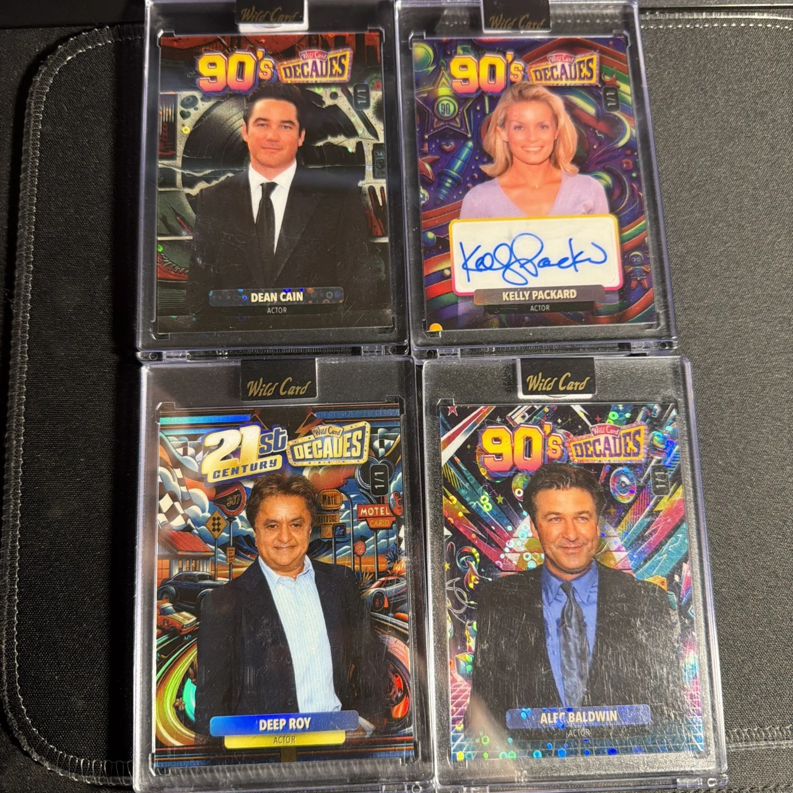 Kelly PAckard — Wildcard Acting Lot (3) 1/1 and (1) 1/1 AUTO