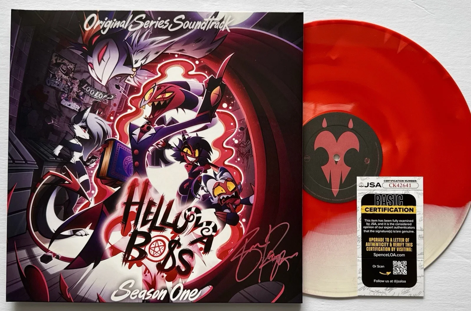BRANDON ROGERS HAND SIGNED AUTOGRAPHED "HELLUVA BOSS" VINYL ALBUM LP +JSA COA, изображение 4