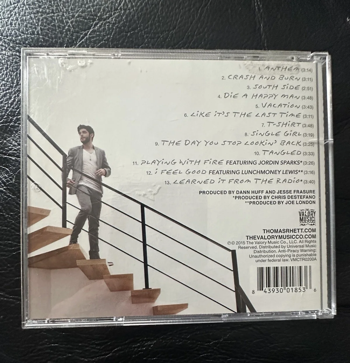 Thomas Rhett Signed Tangled Up CD PSA COA AP88796, image 4
