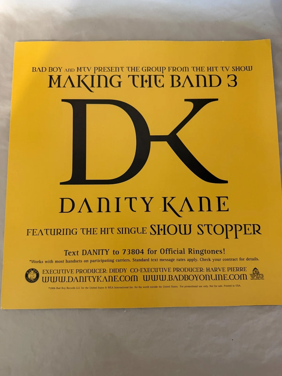 DK Danity Kane MTV Making The Band 5 Autograph's, image 2