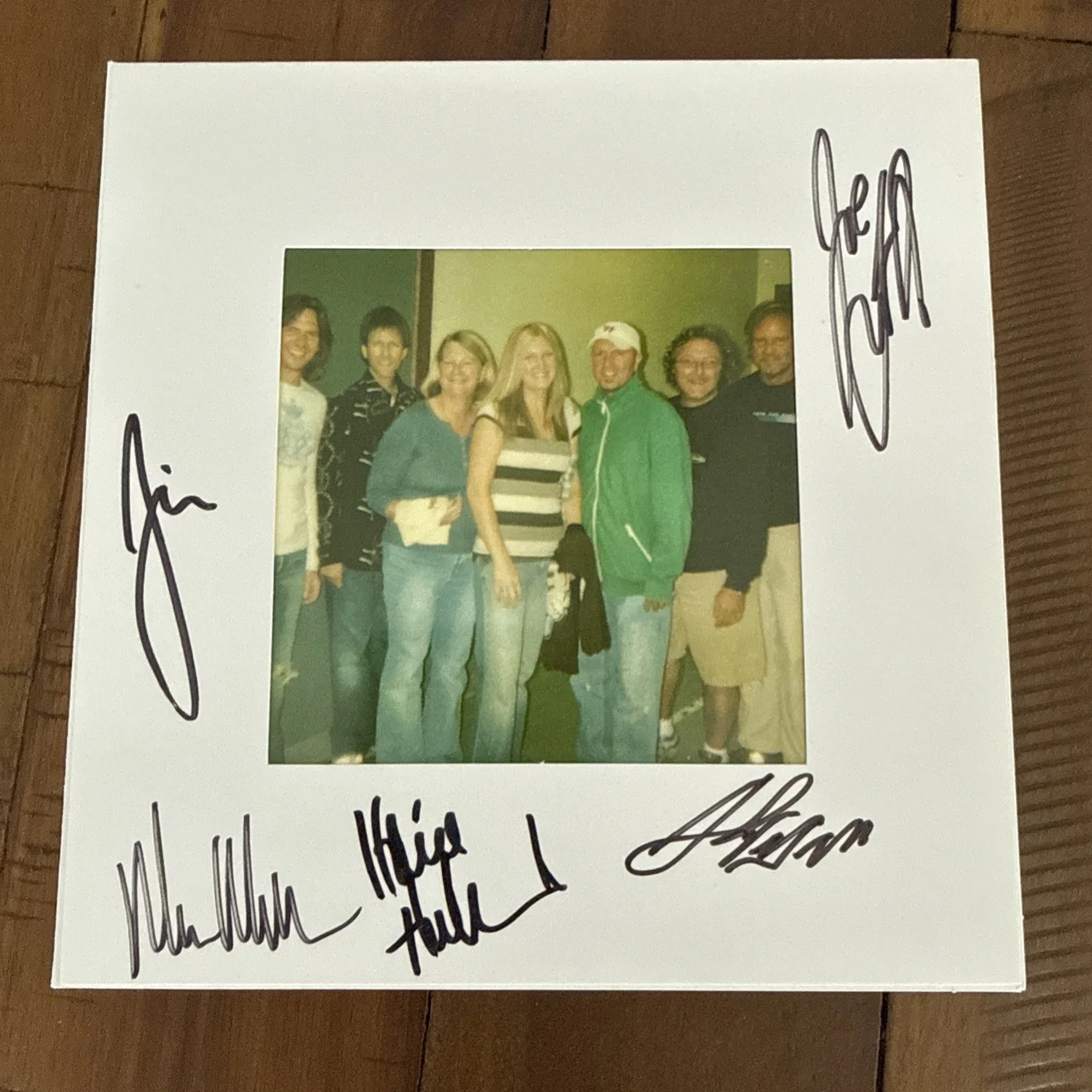 SAWYER BROWN Hand Signed by 5 band members Polaroid Photo Frame Autographed +tix, image 2
