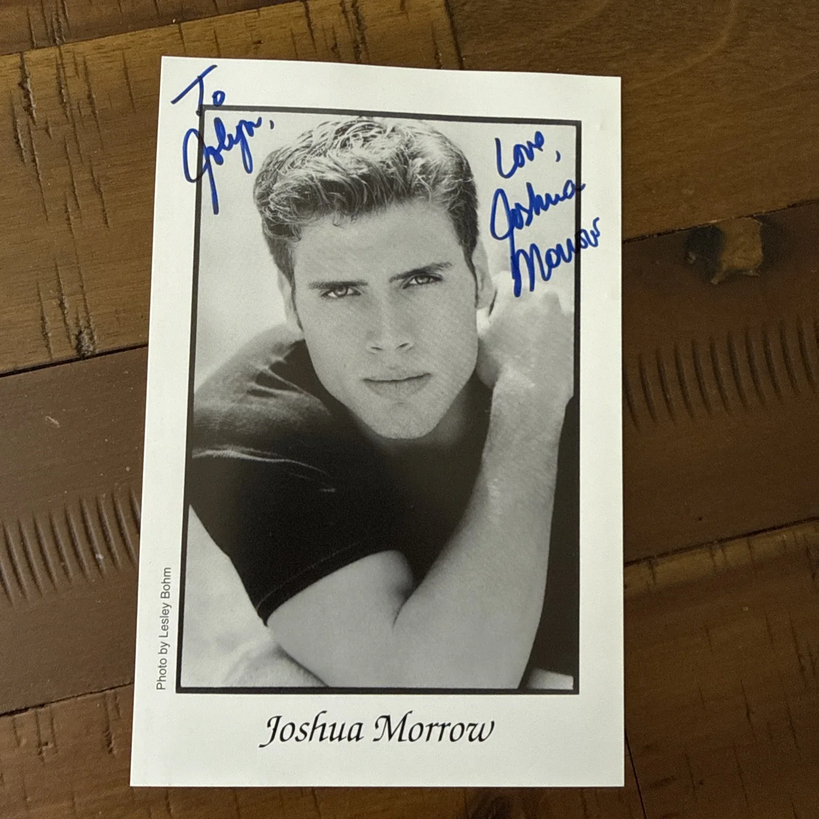 Joshua Morrow — JOSHUA MORROW Actor Young & the Restless Nicholas Newman signed Autograph Photo, image 2