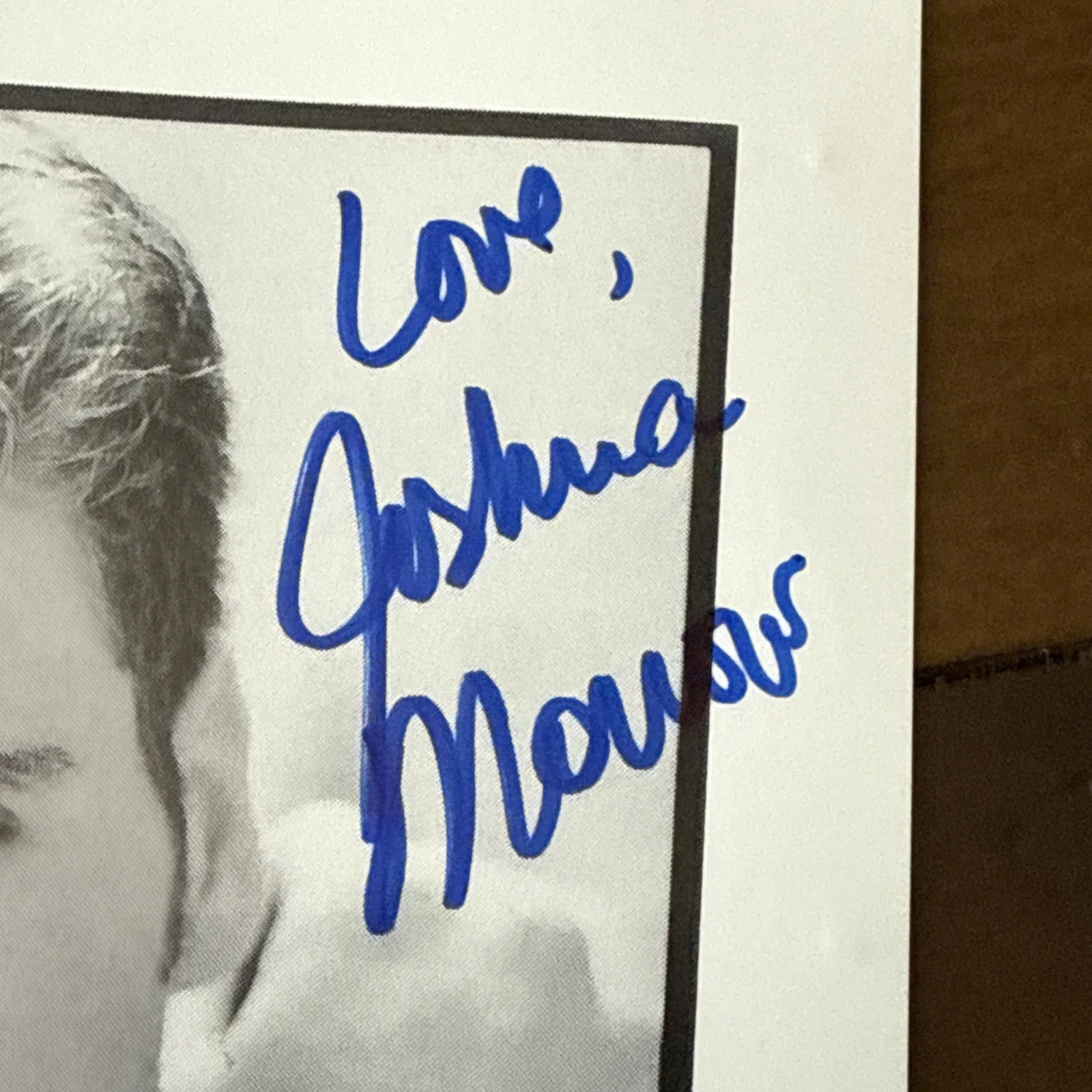 Joshua Morrow — JOSHUA MORROW Actor Young & the Restless Nicholas Newman signed Autograph Photo, image 4