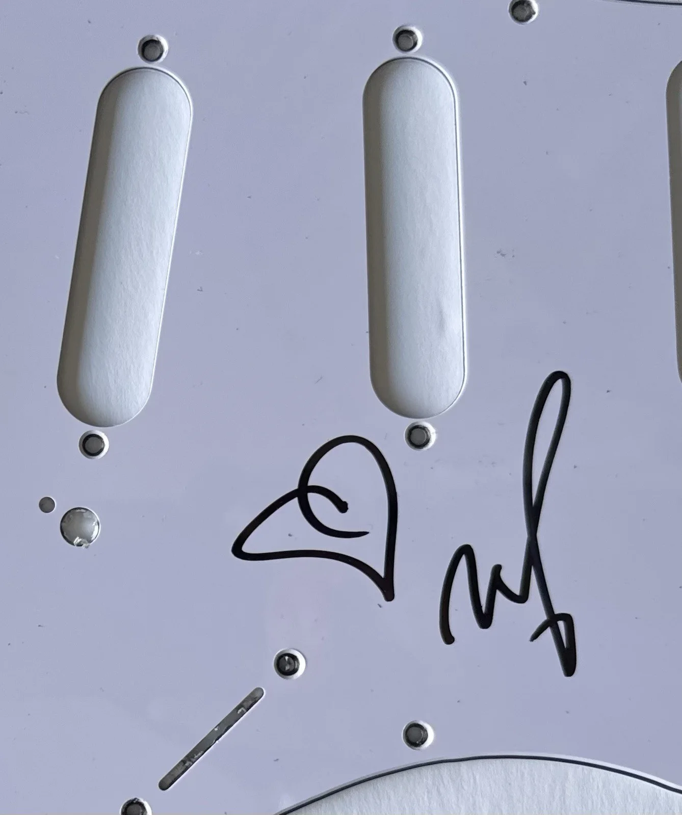 MOBY HAND SIGNED AUTOGRAPH PICKGUARD +JSA COA, image 4