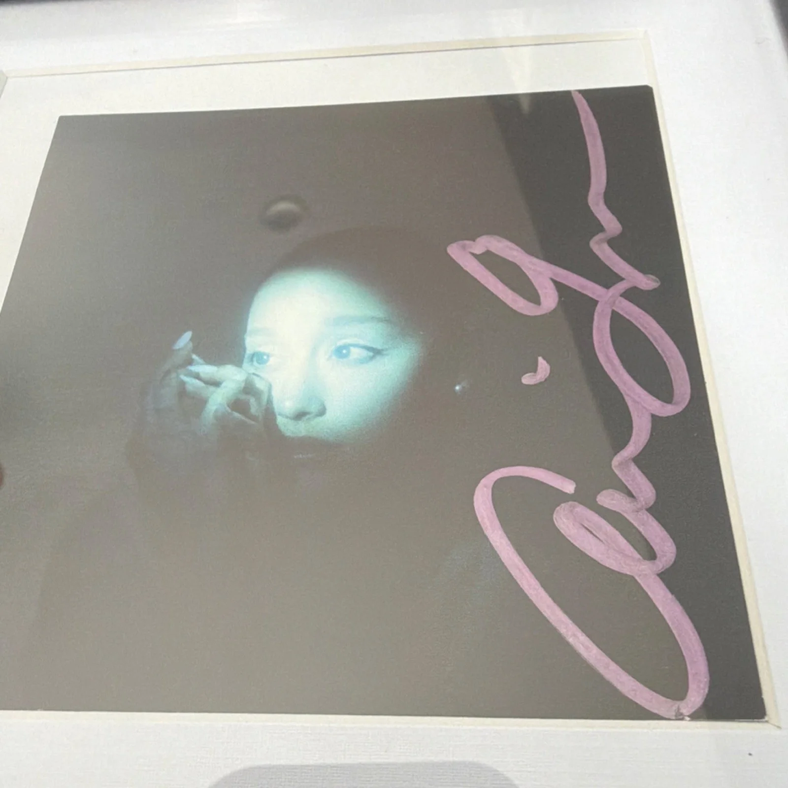 RARE Glinda Pink Eternal Sunshine Deluxe Signed Framed (comes w/ CD and frame), image 2