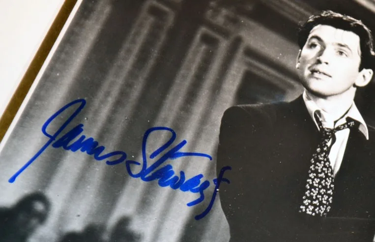 JAMES STEWART — JAMES STEWART Signed Autograph, MR. SMITH GOES TO WASHINGTON Script, DVD, COA, image 3