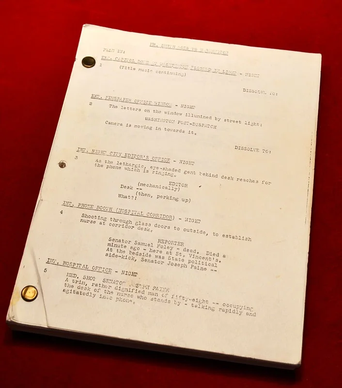 JAMES STEWART — JAMES STEWART Signed Autograph, MR. SMITH GOES TO WASHINGTON Script, DVD, COA, image 5