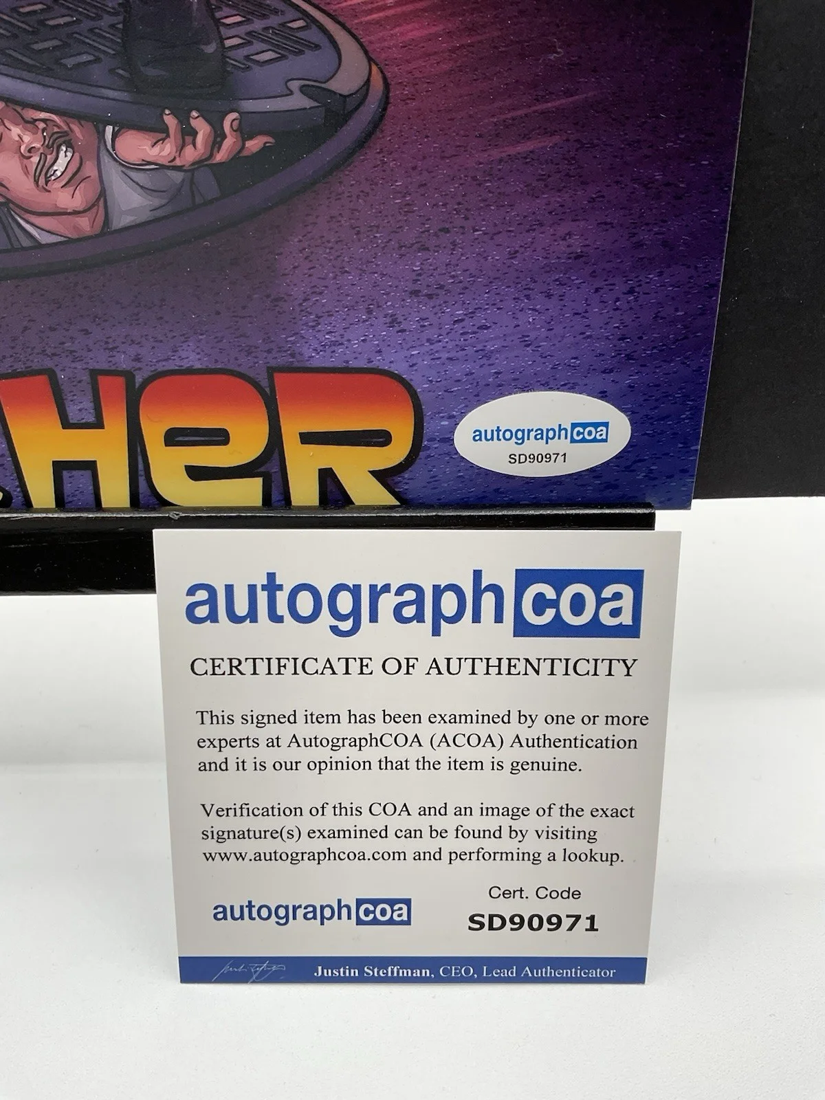 H Jon Benjamin — H Jon Benjamin signed 8x10 Archer signed 8x10 ACOA Archer signed photo autograph, image 3