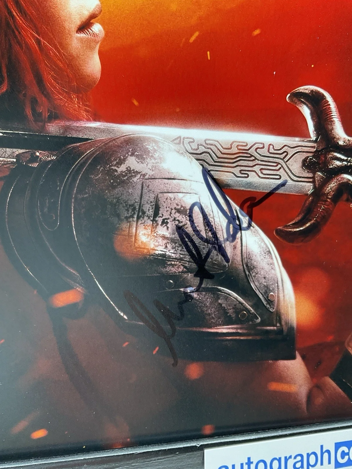 Matilda Lutz — Matilda Lutz signed 8x10 Red Sonja autographed photo ACOA Revenge 8x10 signed, image 2