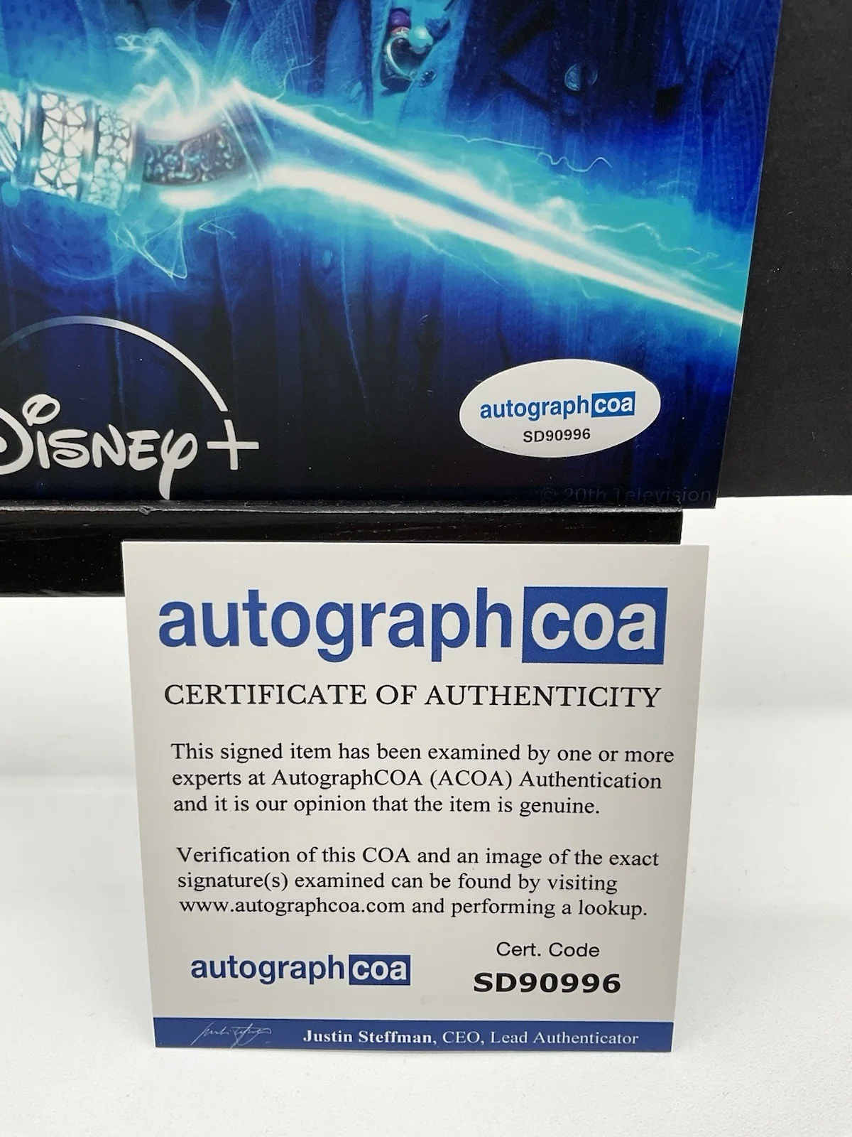 Leah Sava Jeffries — Leah Jeffries signed 8x10 Percy Jackson signed 8x10 ACOA Leah Sava Jeffries auto, изображение 3