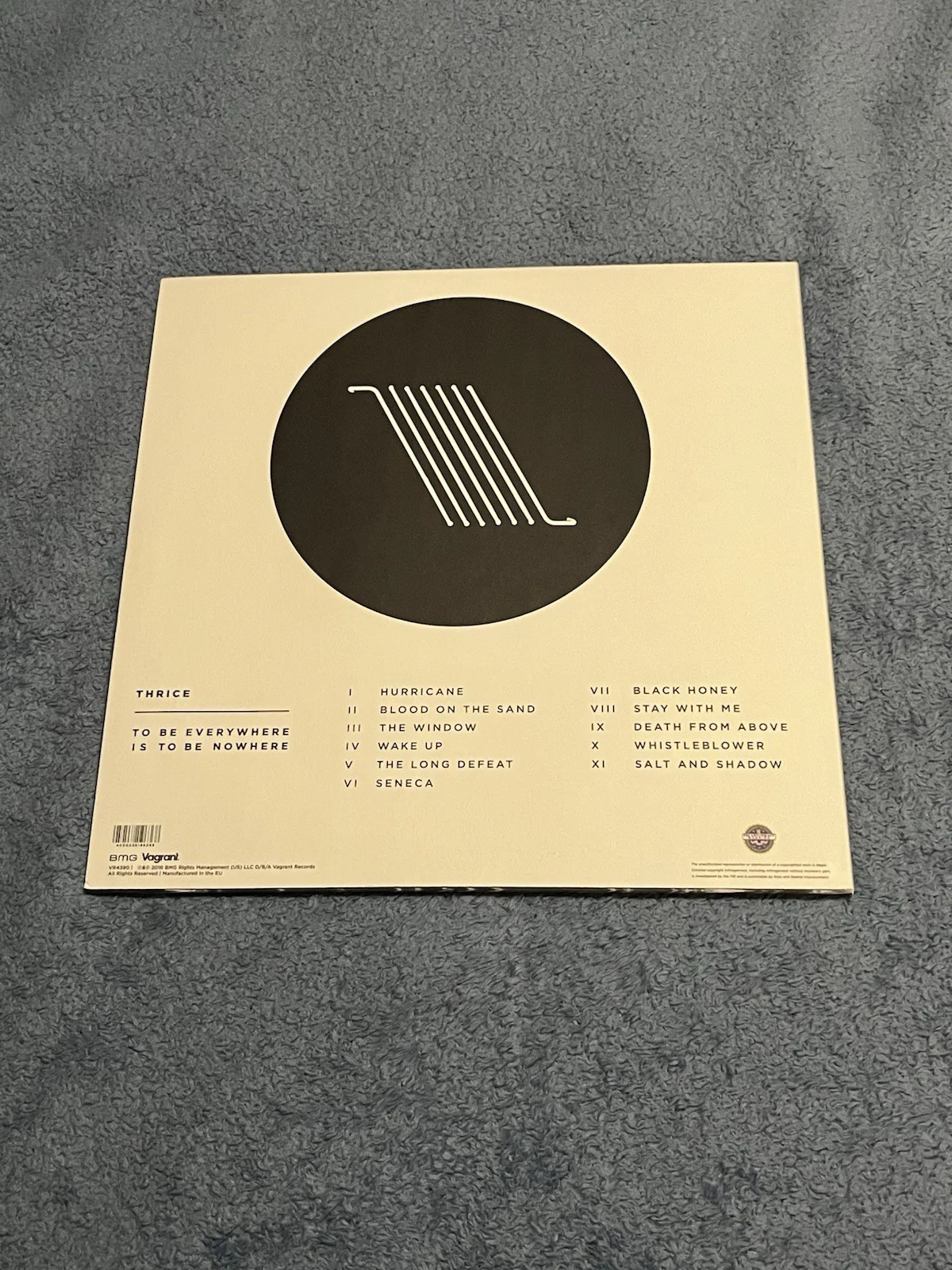Thrice to Be Everywhere Is to Be Nowhere Vinyl Signed Autographed Rare LP, изображение 2