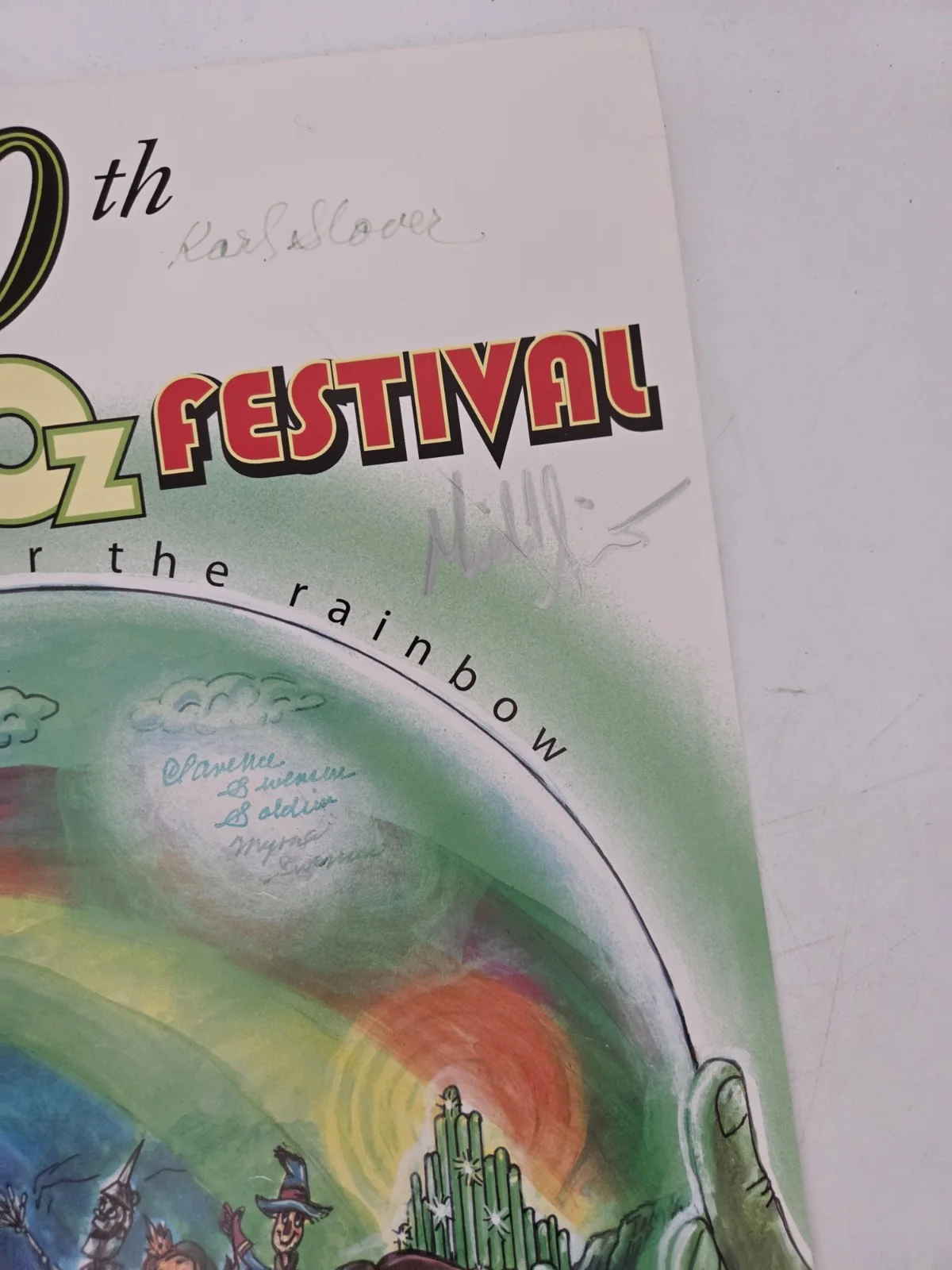 Wizard of Oz Autographed 30th Annual Festival Poster, image 3