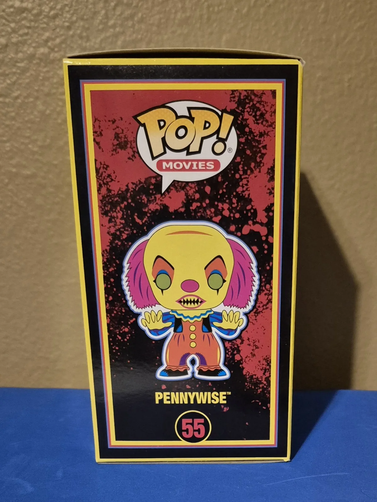 Tim Curry — Tim Curry Autographed Signed Funko Pop #55 Pennywise IT Blacklight BECKETT, image 4