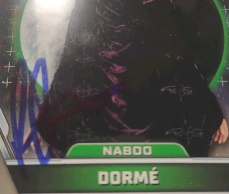 rose Byrne — ROSE BYRNE STAR WARS THE CLONE WARS DORMÉ SIGNED AUTOGRAPHED TRADING CARD RARE, image 2