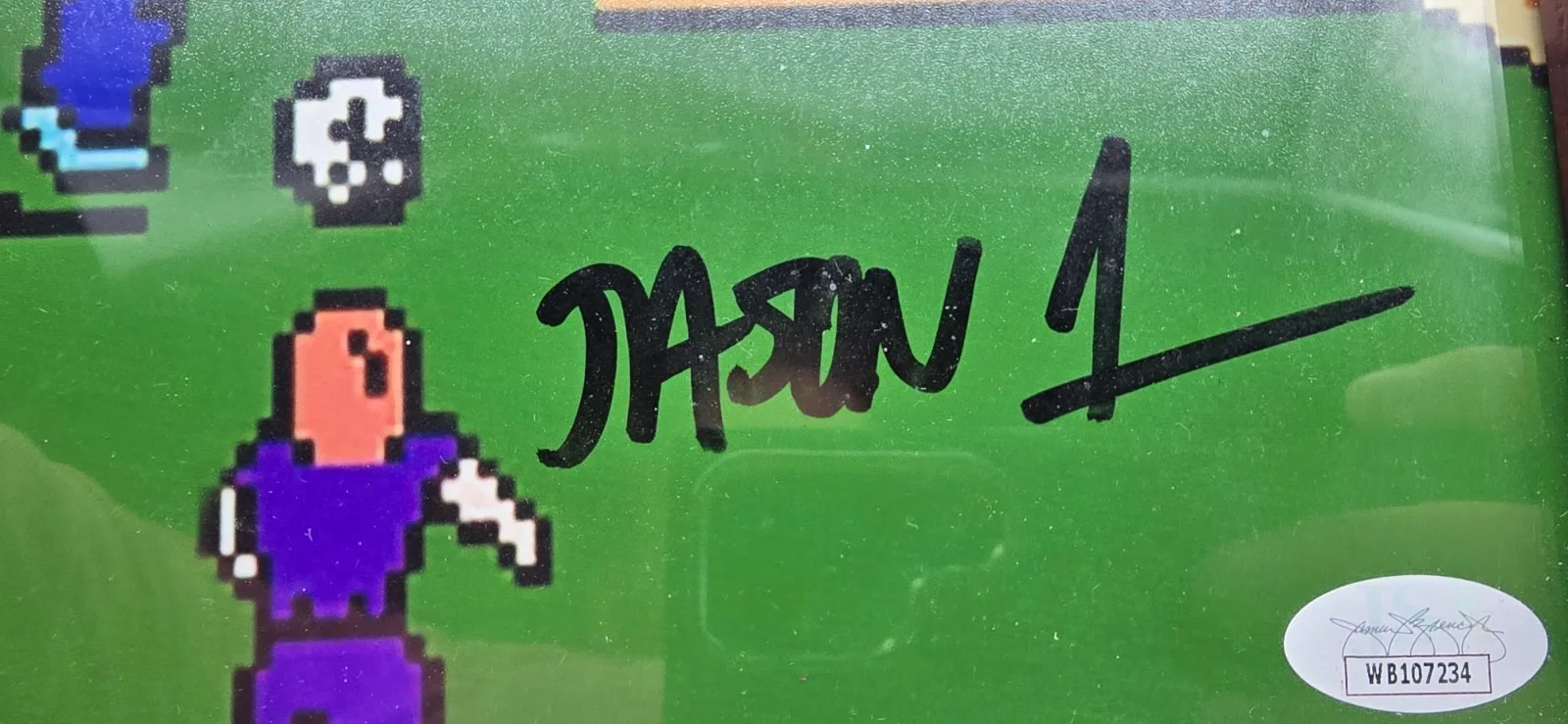Ari Lehman — Ari Lehman Signed NES Jason Voorhees 8x10 Photo (PA) Friday the 13th Framed, изображение 3