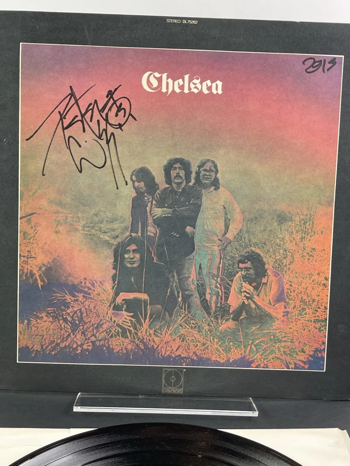 CHELSEA self-titled LP Album Record Pre-KISS Peter Criss Hand Signed Beckett, изображение 2