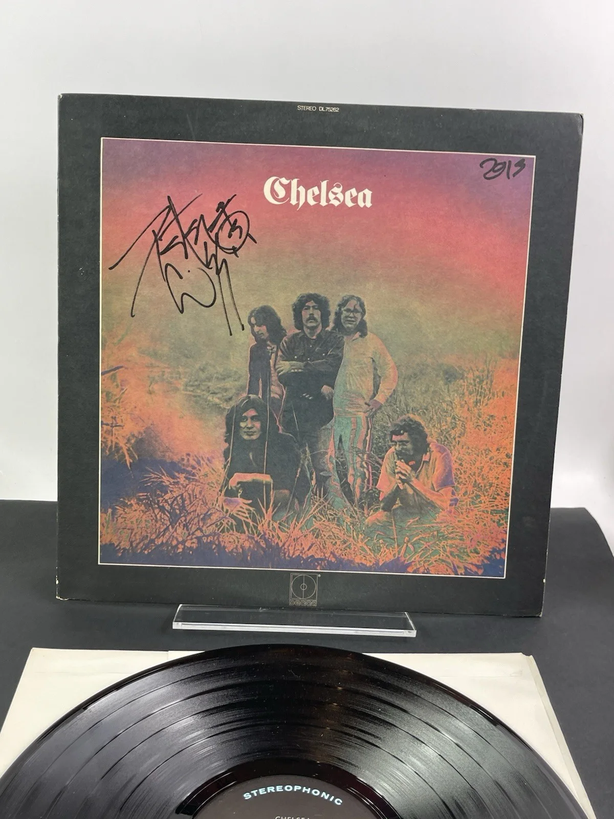 CHELSEA self-titled LP Album Record Pre-KISS Peter Criss Hand Signed Beckett, изображение 3