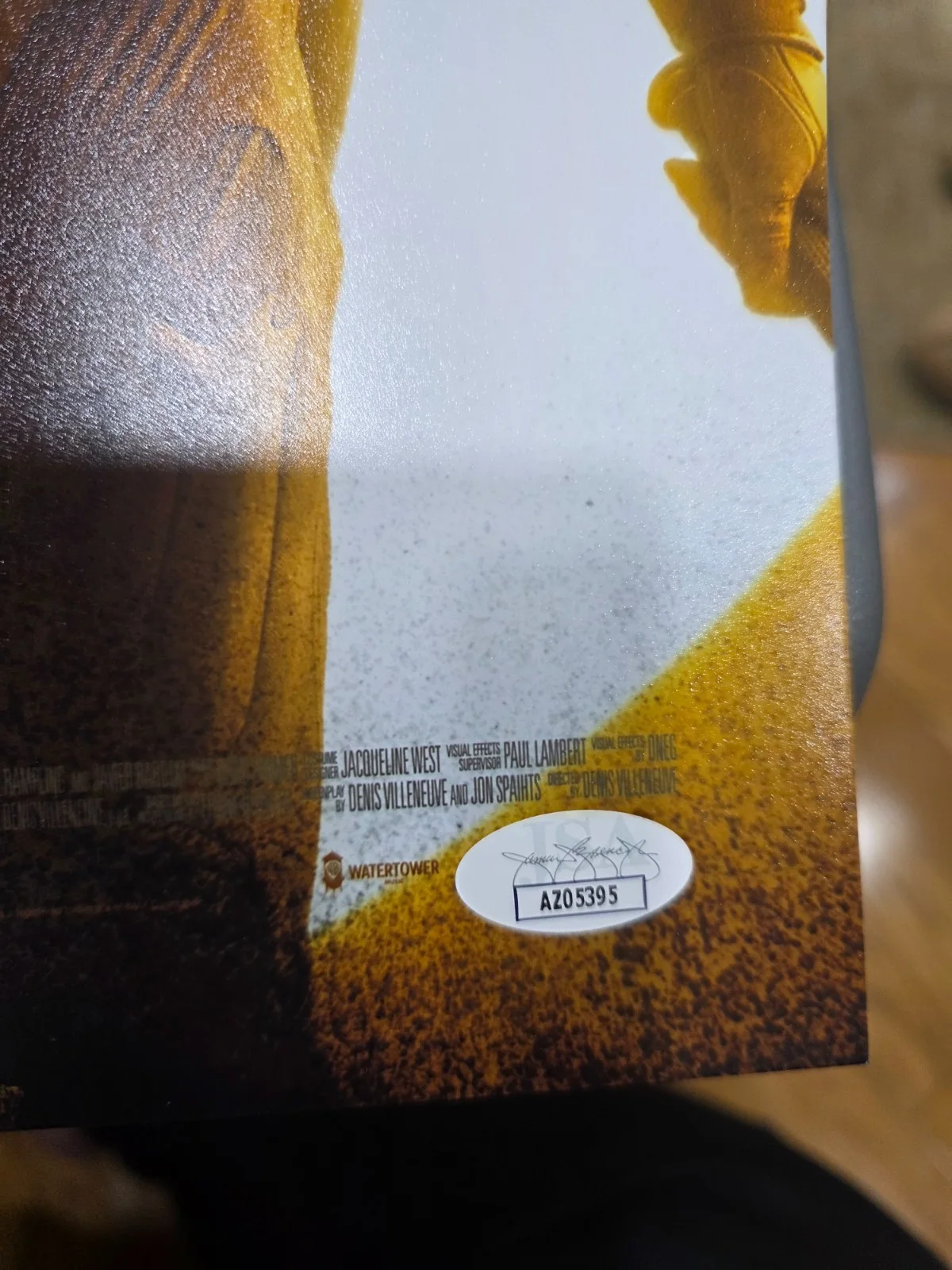 DENIS VILLENEUVE — Denis Villeneuve signed "DUNE" 12x18 Photo coa jsa, изображение 2