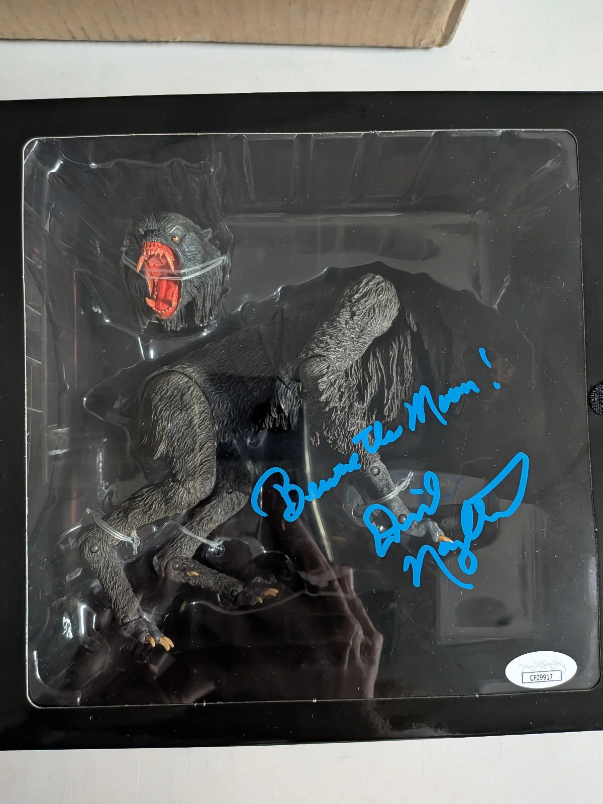 David Naughton — David NAUGHTON Signed NECA FIGURE American Werewolf in London Autograph JSA COA, image 3