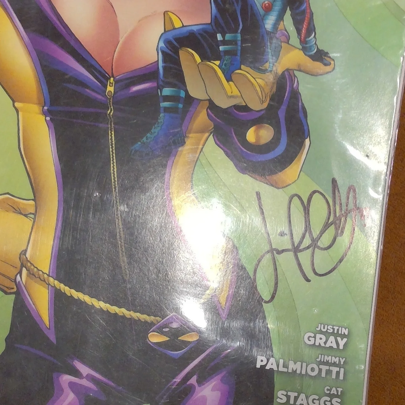 Jimmy Palmiotti — Phantom Lady and Doll Man #1 DC Comics Signed by Jimmy Palmiotti w/ COA, image 2