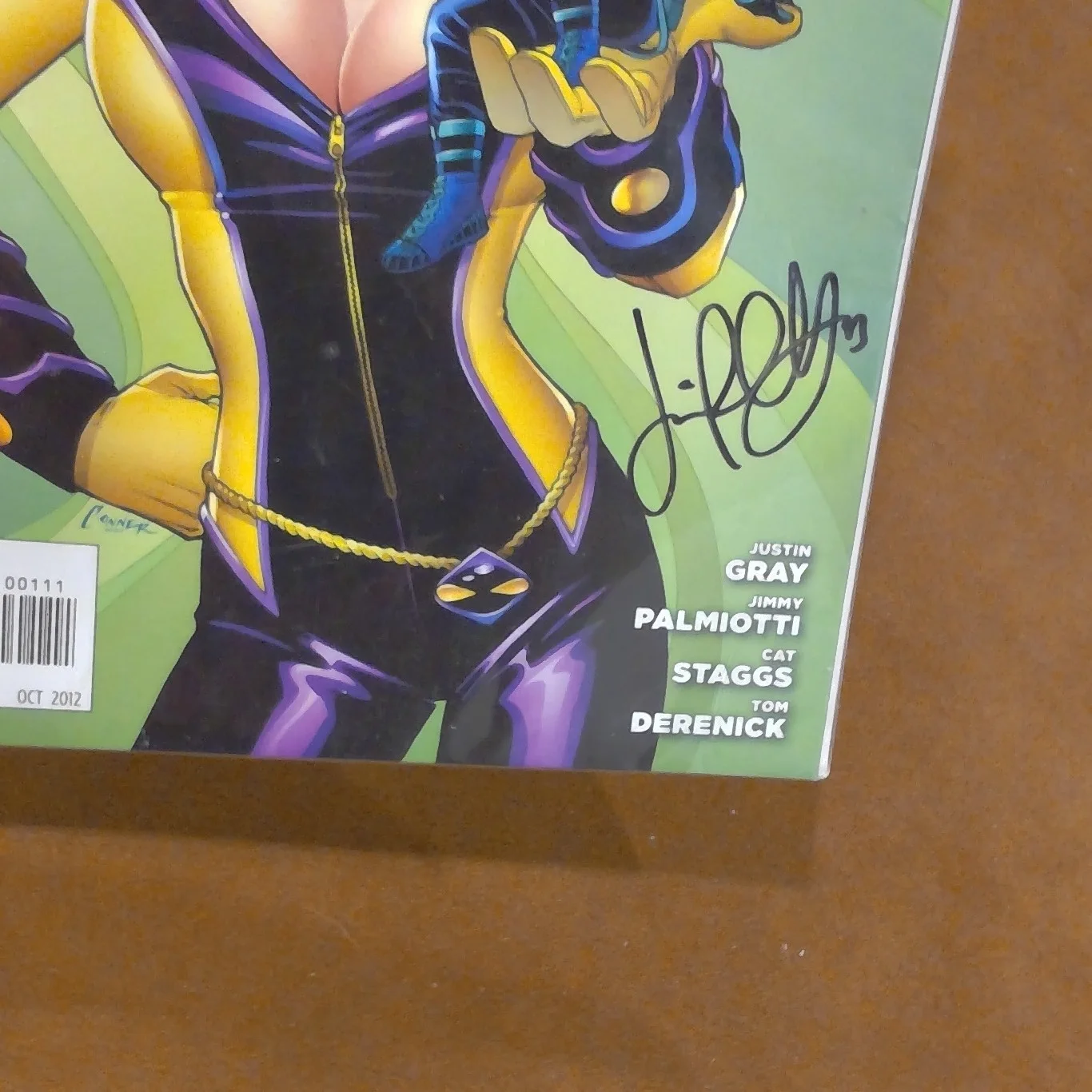 Jimmy Palmiotti — Phantom Lady and Doll Man #1 DC Comics Signed by Jimmy Palmiotti w/ COA, image 3