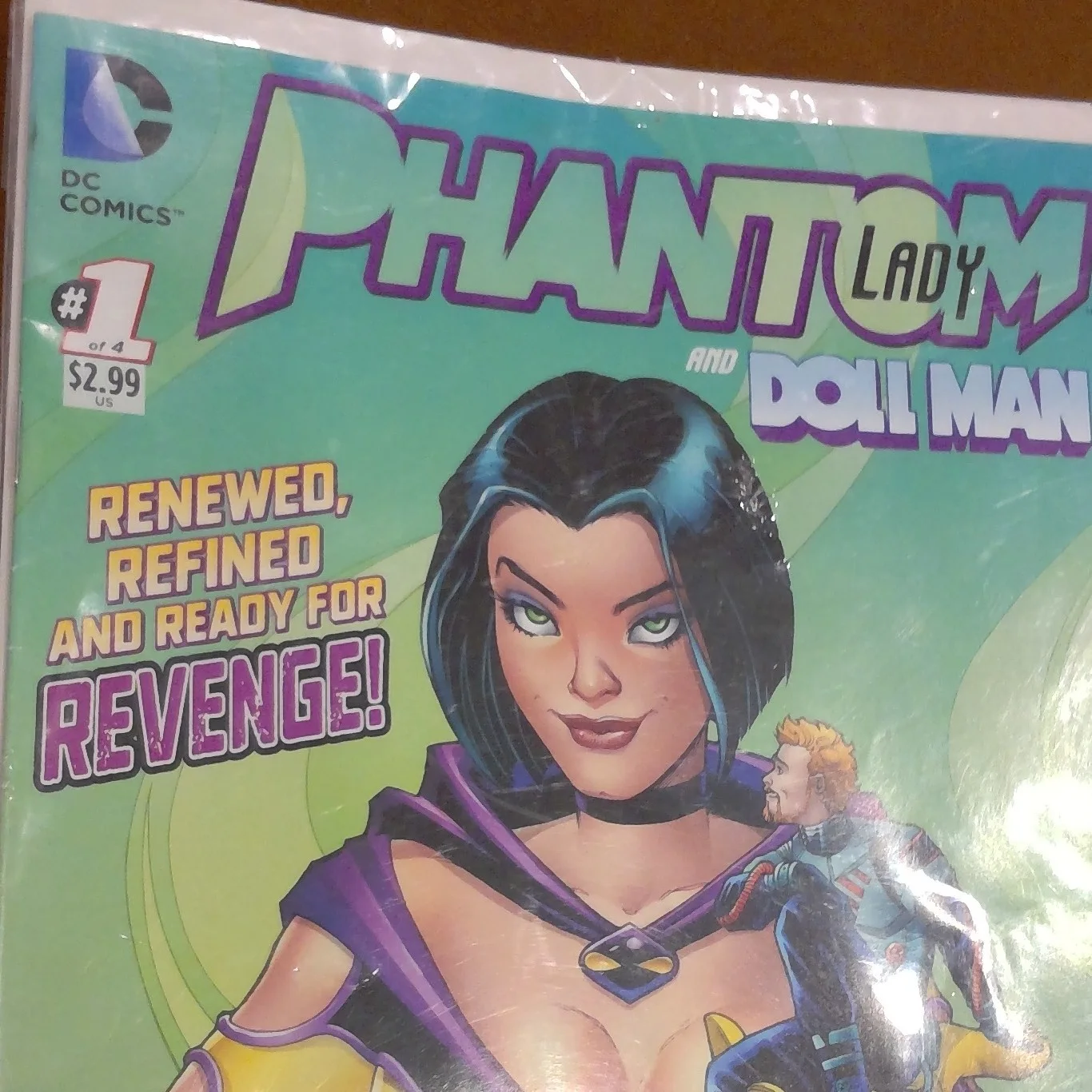 Jimmy Palmiotti — Phantom Lady and Doll Man #1 DC Comics Signed by Jimmy Palmiotti w/ COA, image 5