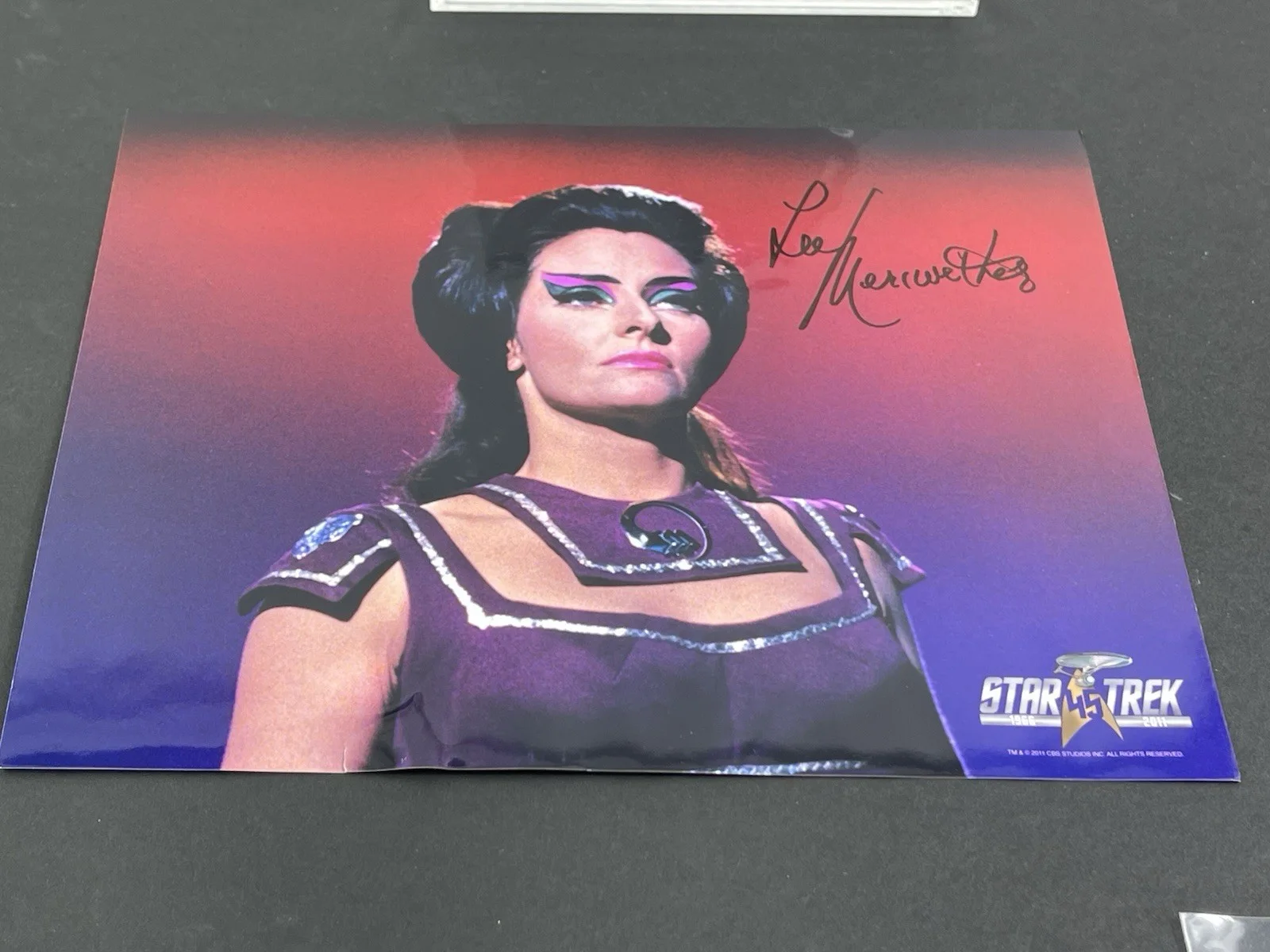 MERIWETHER — LEE MERIWETHER as LORSIA SIGNED 8X10 PHOTO STAR TREK ORIGINAL SERIES, изображение 4