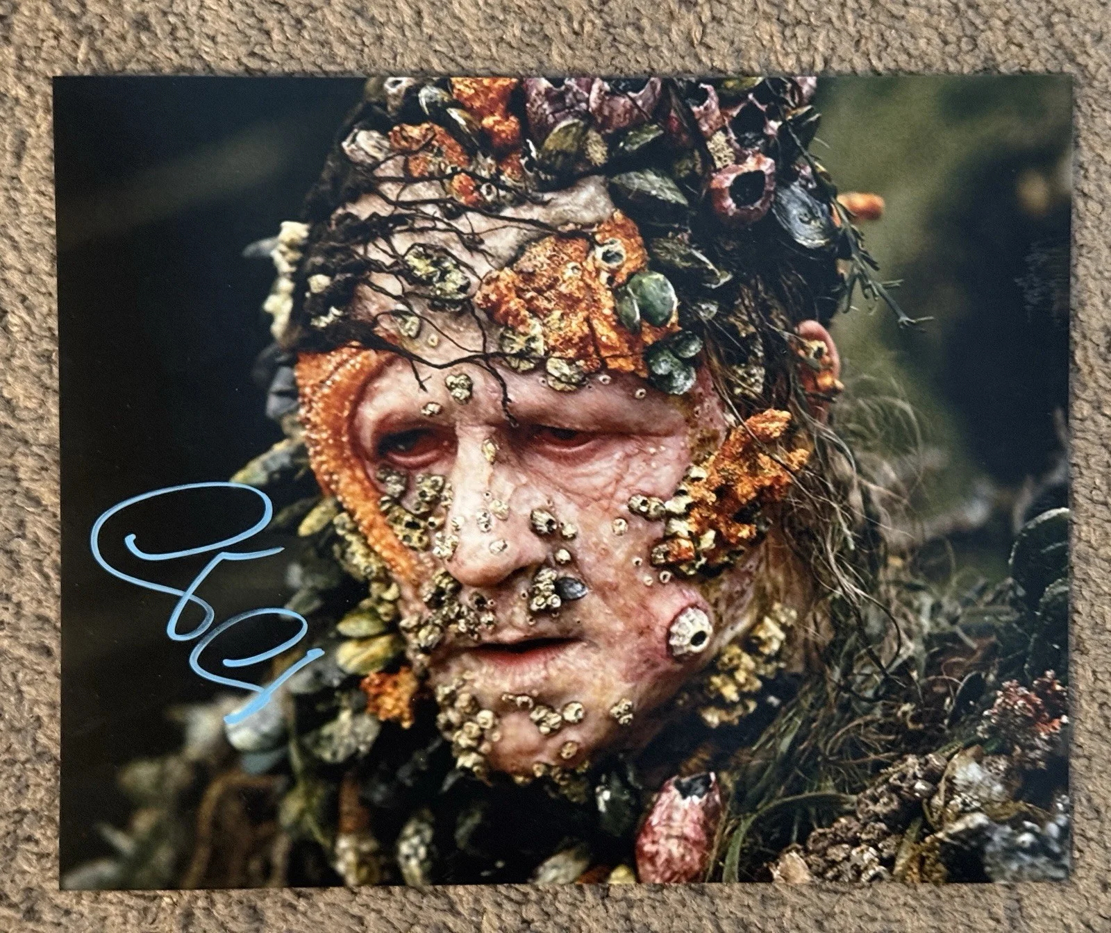 Stellan Skarsgard Signed Bootstrap Bill 8x10 Pirates Of The Caribbean PROOF, image 2