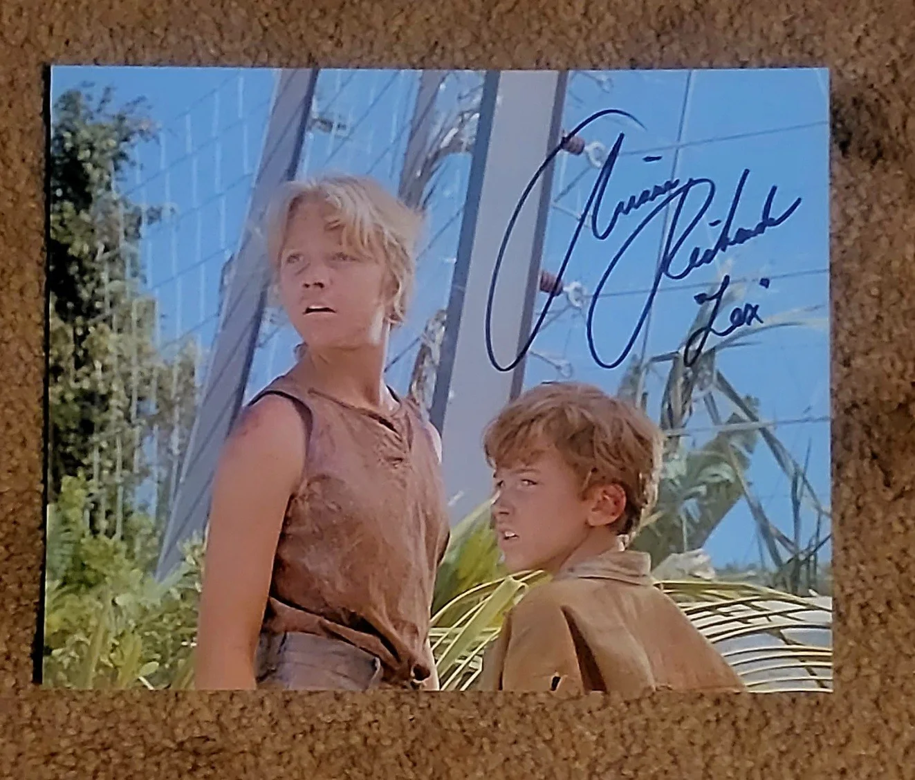 Ariana Richards — Ariana Richards & Joseph Mazzello Signed 8x10 Jurassic Park Autographed BAS & Ci, изображение 4