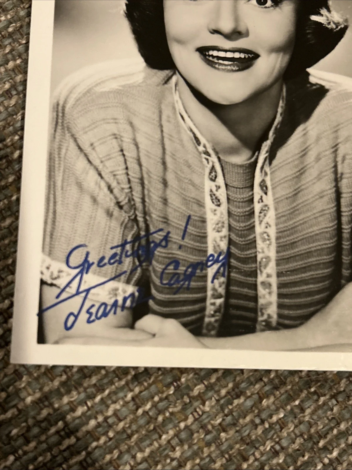 Jeanne Cagney Signed Vintage Celebrity Autograph 5x7 Photo Yankee Doodle Dandy, изображение 2