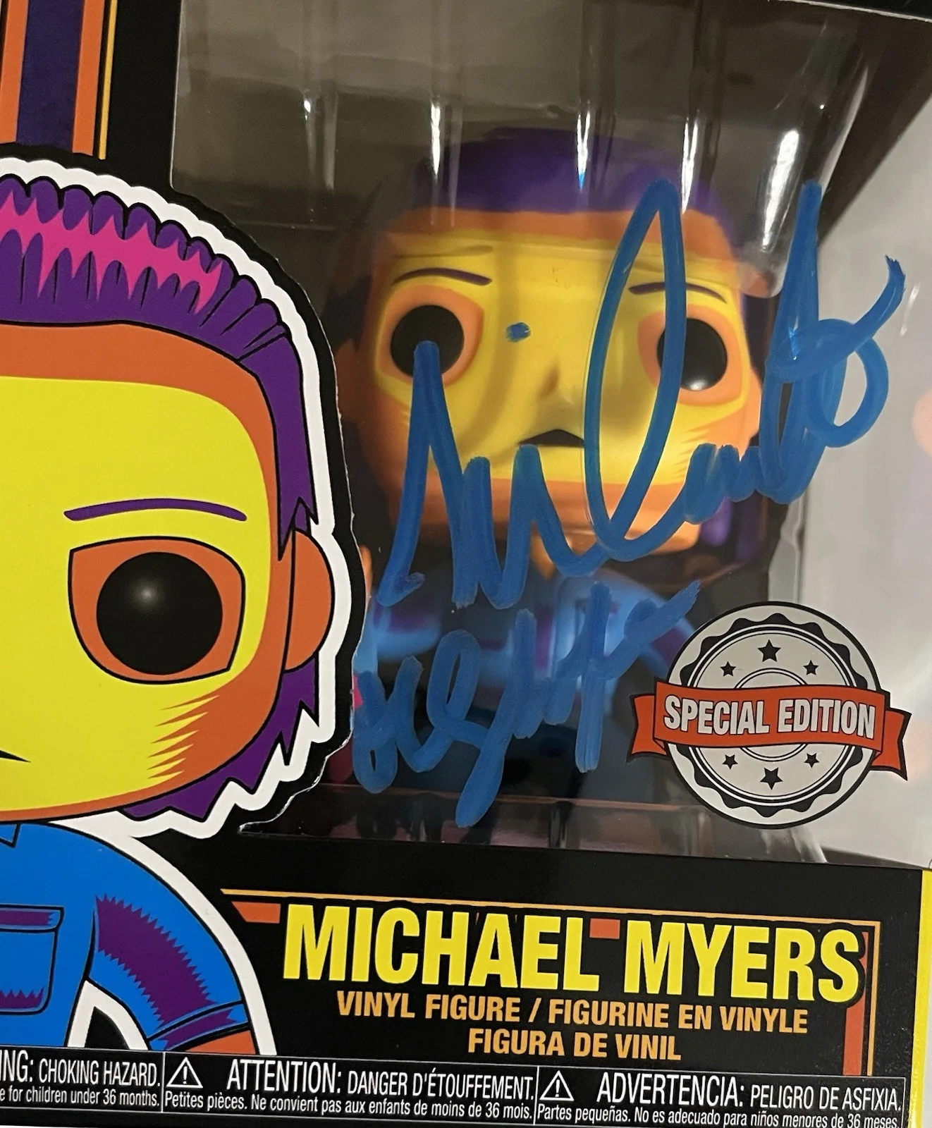 Nick Castle — Nick Castle Signed Halloween Michael Myers SE Funko Pop #03 AUTO MMP COA, изображение 2