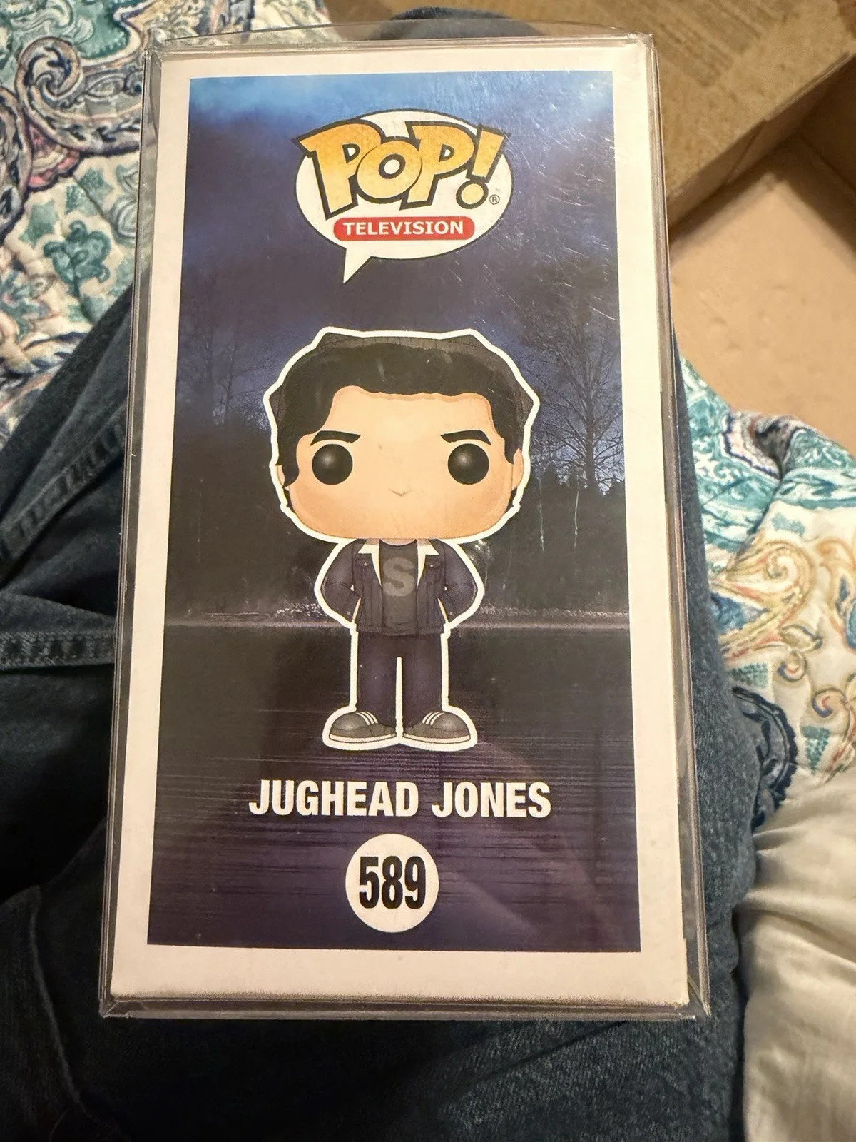 COLE SPROUSE — Cole Sprouse Signed Jughead Jones Riverdale Funko Pop 589 JSA COA No card, image 3