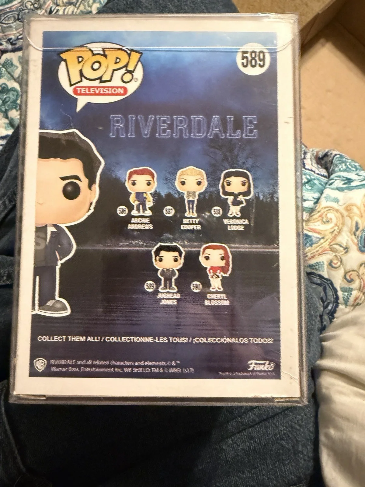 COLE SPROUSE — Cole Sprouse Signed Jughead Jones Riverdale Funko Pop 589 JSA COA No card, image 4