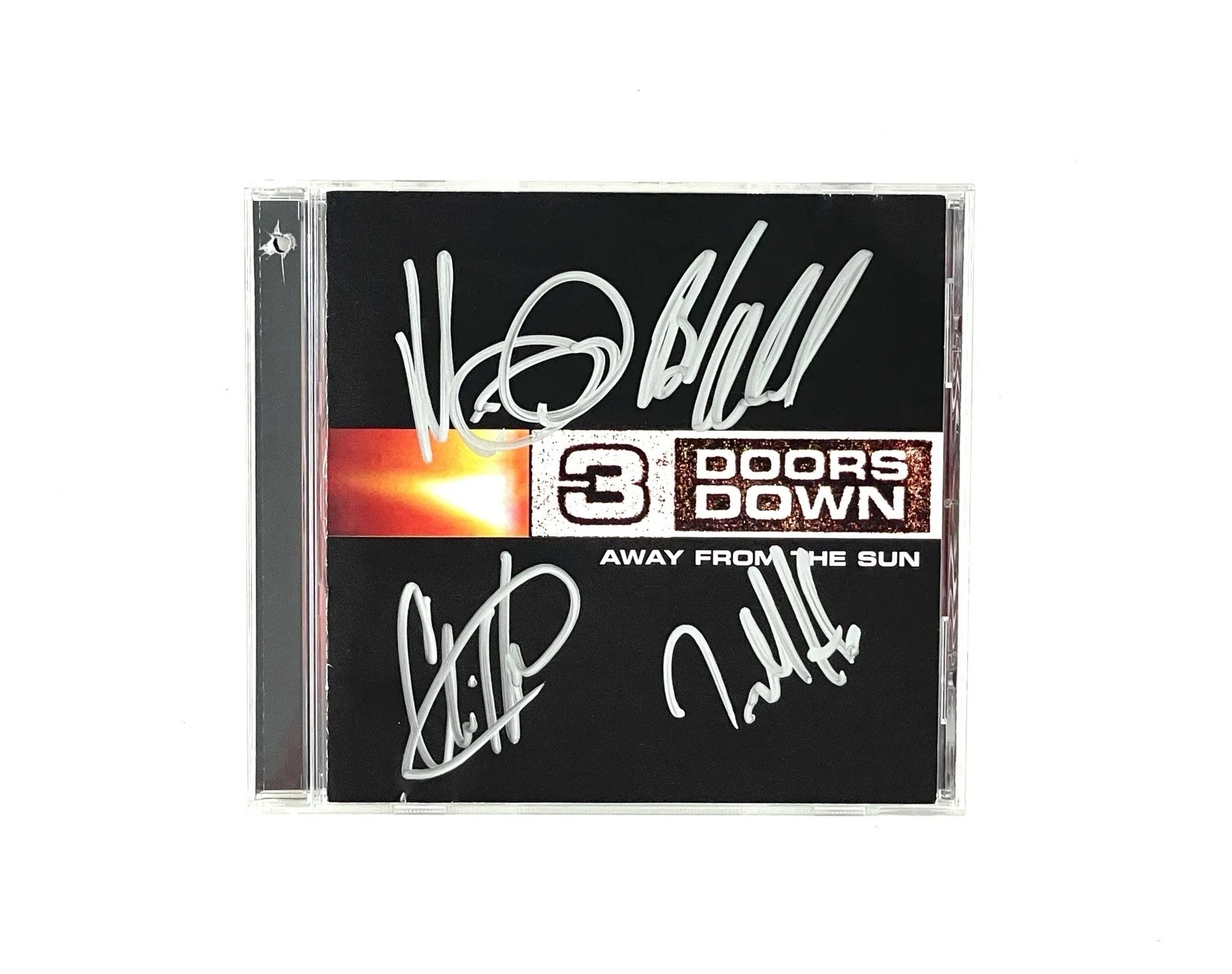 Three Doors Down Signed Away From the Sun CD Book Brad Arnold ACOA Certified 🎙️, image 2