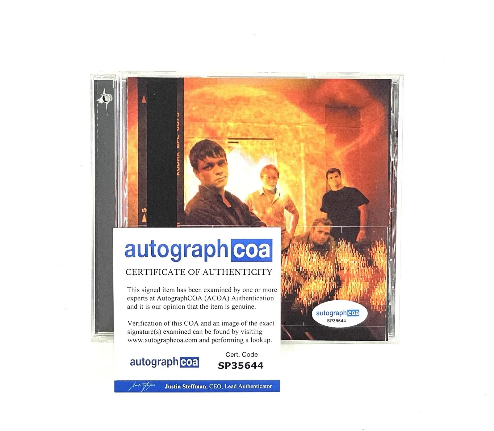 Three Doors Down Signed Away From the Sun CD Book Brad Arnold ACOA Certified 🎙️, image 3