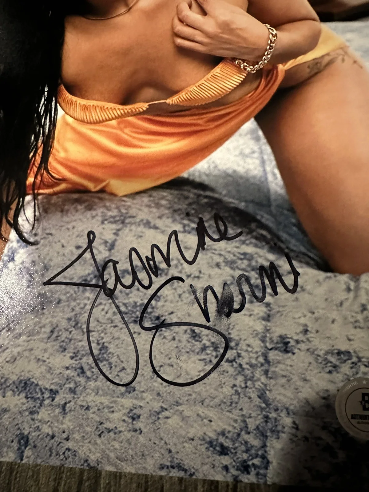 JASMINE SHERNI SIGNED 8X10 PHOTO STAR AUTOGRAPHED BAS COA MODEL DANCER ADULT 11, image 2
