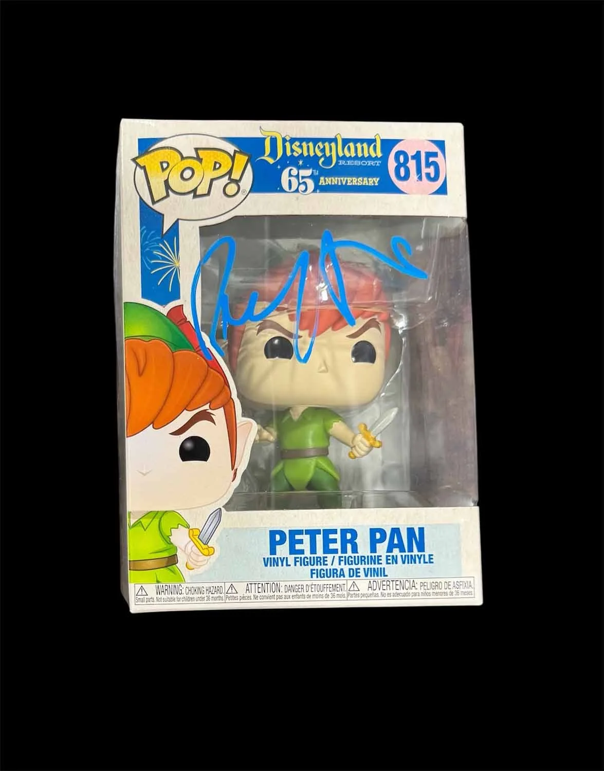Jeremy Sumpter — Peter Pan Jeremy Sumpter Signed Funko Pop #815 COA