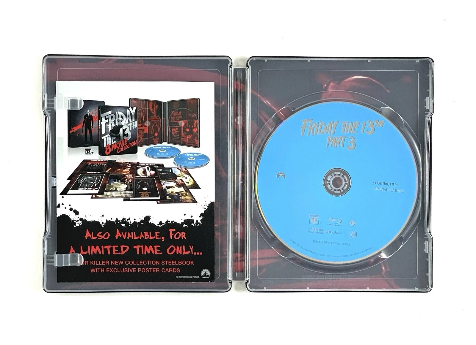 Mike DeLuna — Friday the 13th Part 3 Limited Edition Steelbook Blu-ray Signed Mike DeLuna ACOA, изображение 2