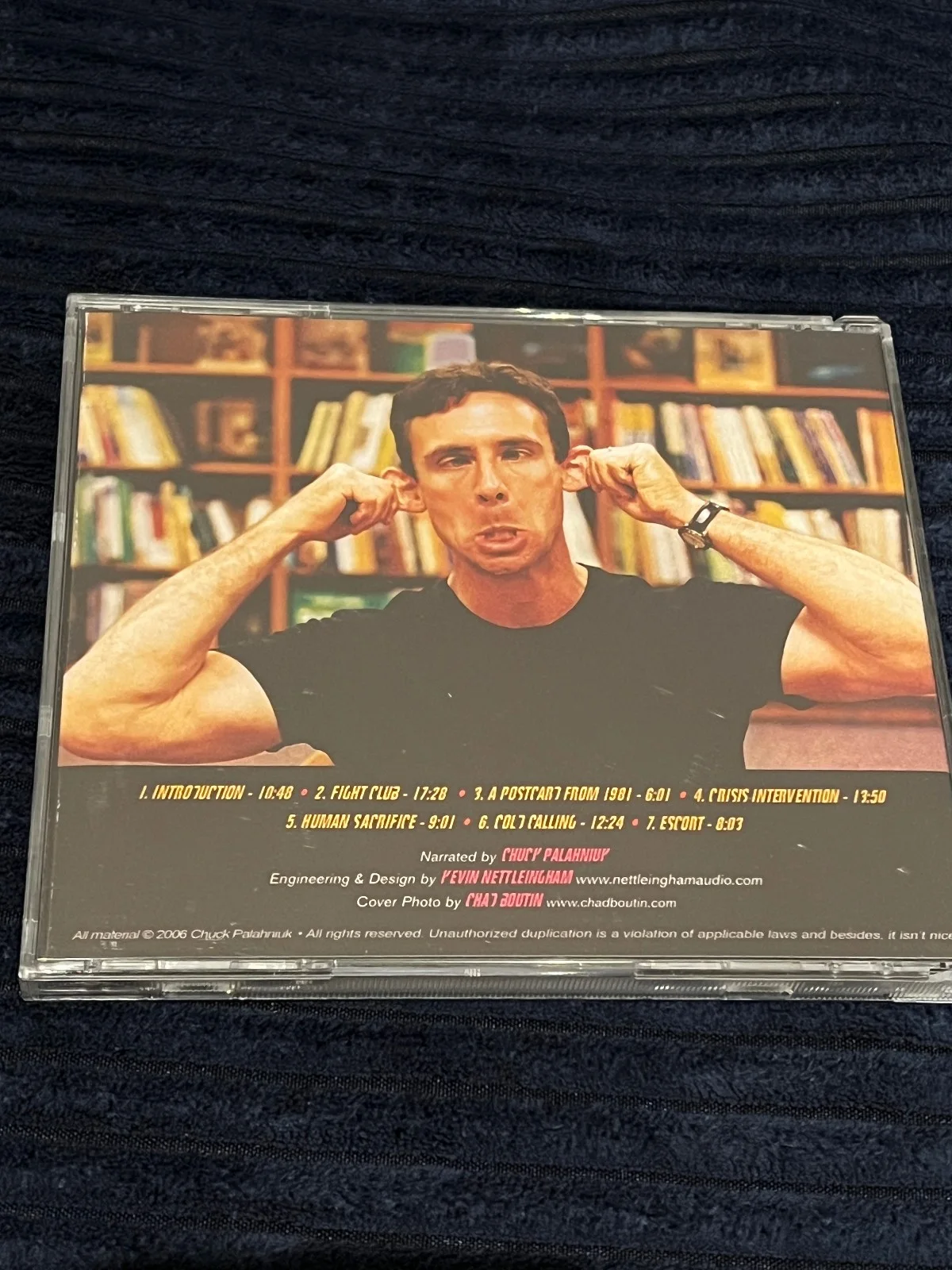 Chuck Palahniuk Hand Signed Super Limited CD, image 4