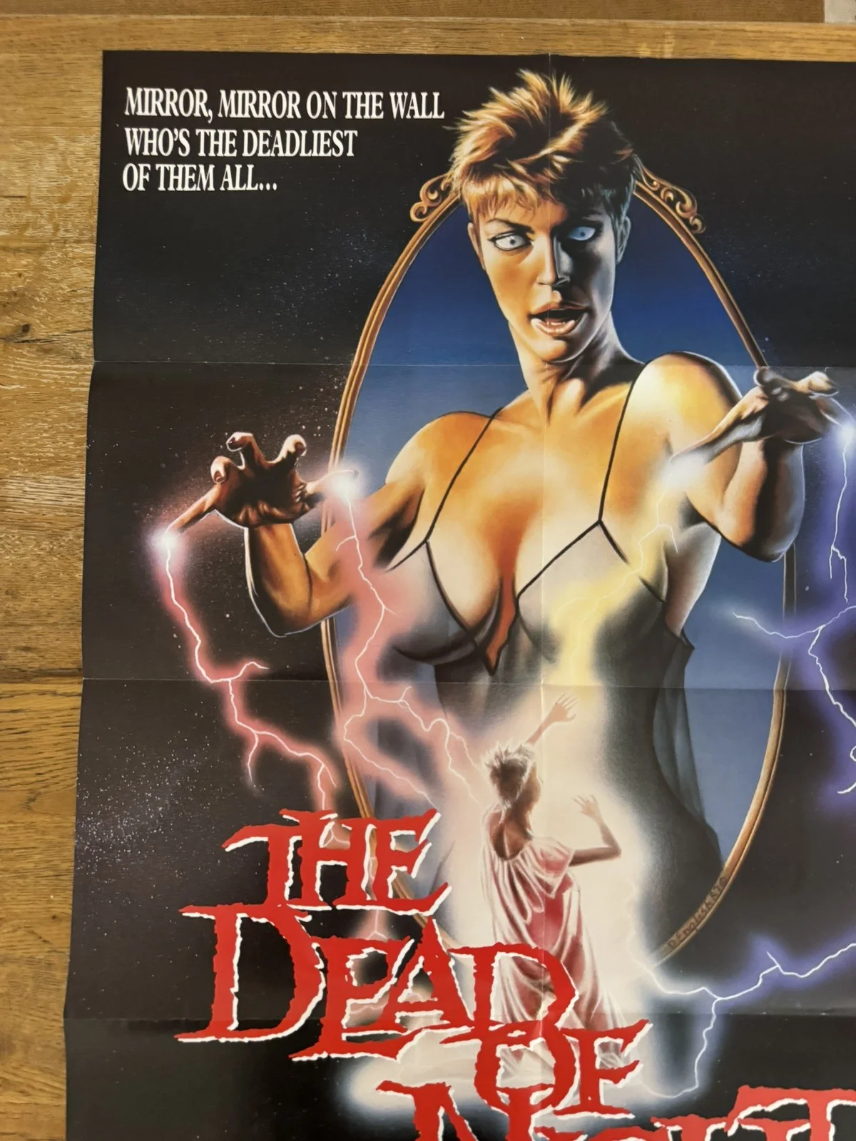 The dead of night Original Video Shop VHS Poster 1987 Extremely Rare, изображение 4