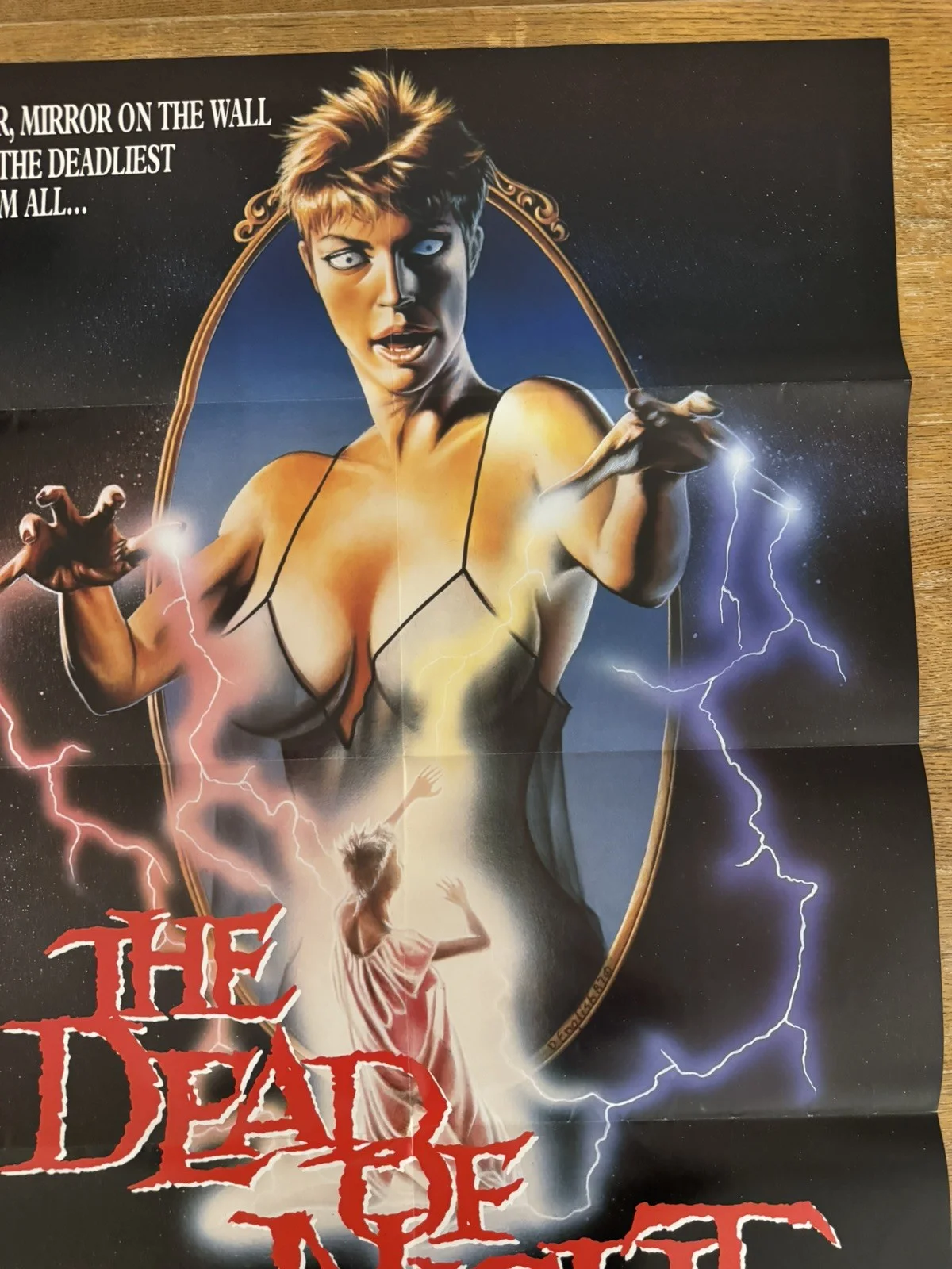 The dead of night Original Video Shop VHS Poster 1987 Extremely Rare, изображение 5