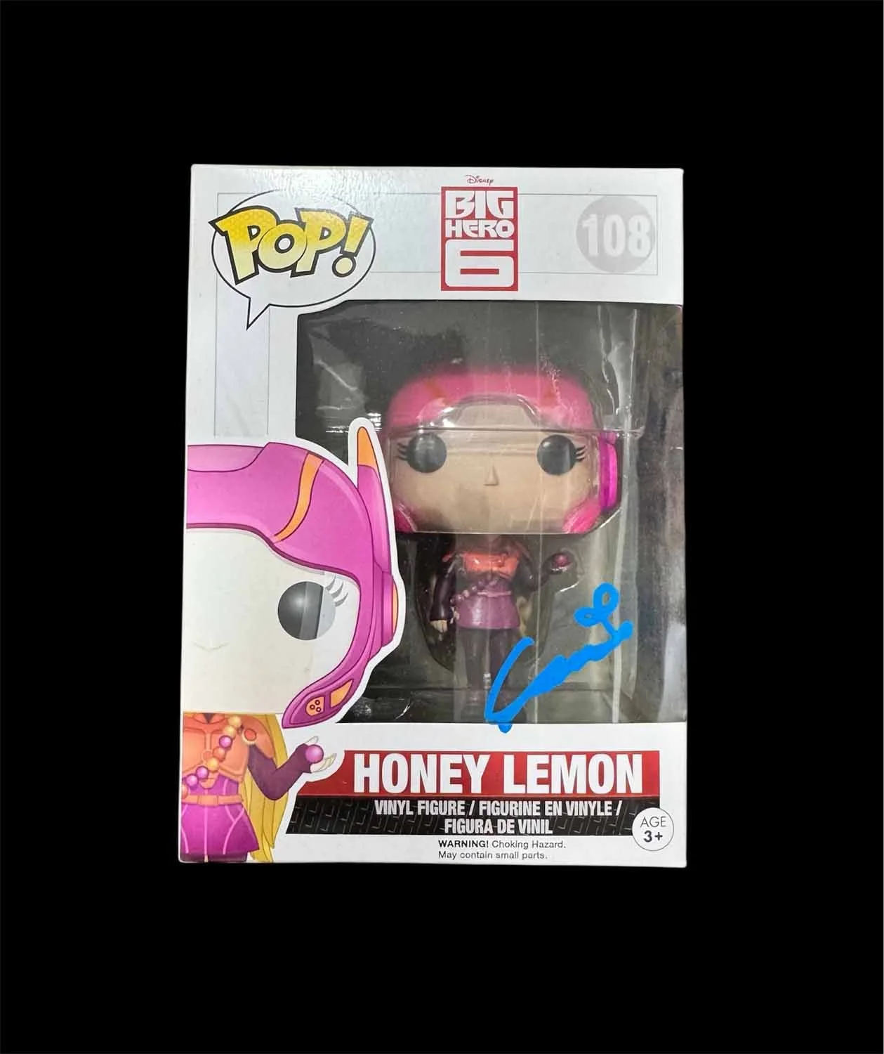 Genesis Rodriguez — Honey Lemon Genesis Rodriguez Signed Funko Pop #108 COA 1